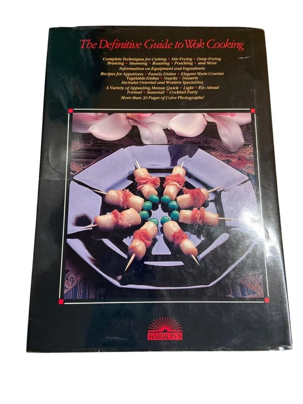 Grand Wok Cookbook By Olivia Wu Hardcover 1984 Asian Stir Fry Chinese Cooking